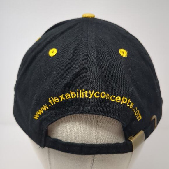 Hammer Lock Slideback Baseball Cap Black One Size Adjustable Embroidered Gillman - Picture 6 of 9